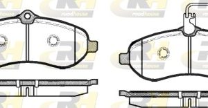 Placute frana PEUGEOT EXPERT TEPEE (VF3X_) 1.6 HDi 90 8V diesel 90 cai ROADHOUSE 21292.01