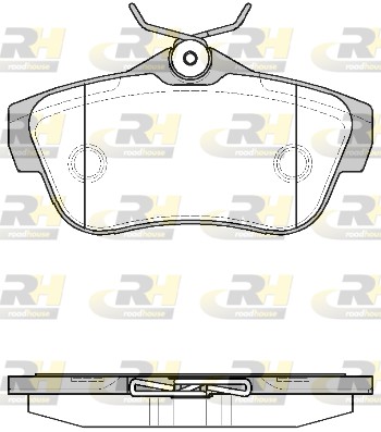 Placute frana PEUGEOT EXPERT TEPEE (VF3X_) 2.0 HDi 100 diesel 98 cai ROADHOUSE 21299.00