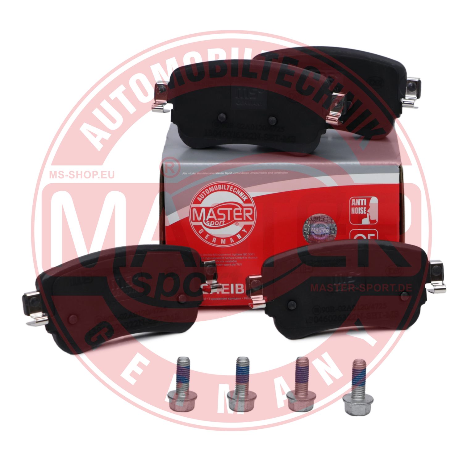 Placute frana PEUGEOT EXPERT bus (V_) E-EXPERT electric 136 cai MASTERSPORT GERMANY 13046026322N-SET-MS