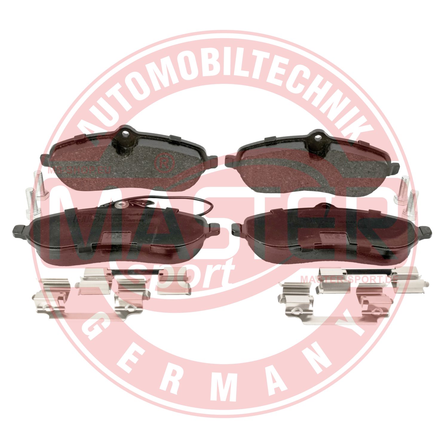 Placute frana PEUGEOT EXPERT TEPEE (VF3X_) 1.6 HDi 90 8V diesel 90 cai MASTERSPORT GERMANY 13046027382N-SET-MS