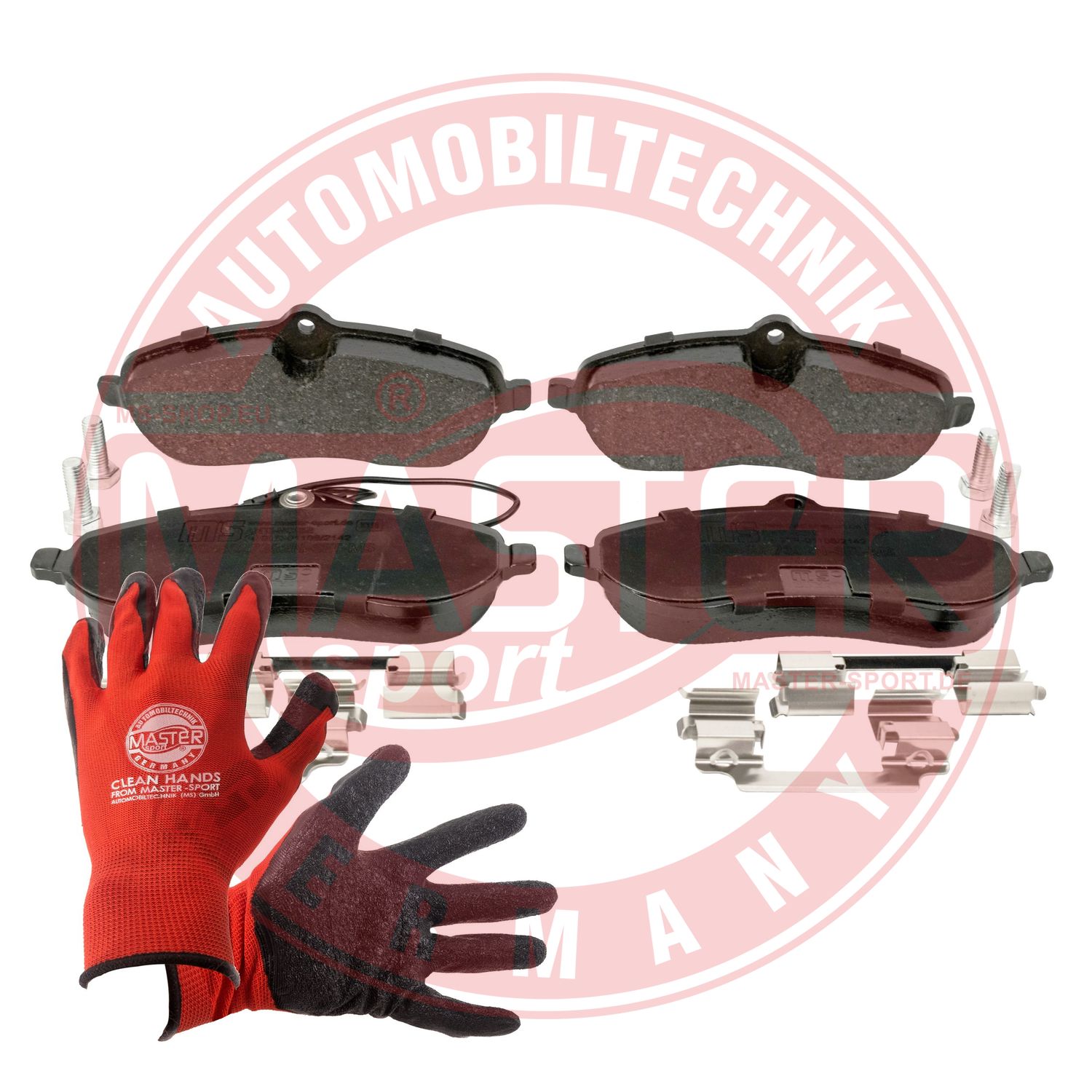 Placute frana PEUGEOT EXPERT caroserie (VF3A_, VF3U_, VF3X_) 2.0 HDi 130 diesel 128 cai MASTERSPORT GERMANY 13046027382N-SET-MSP