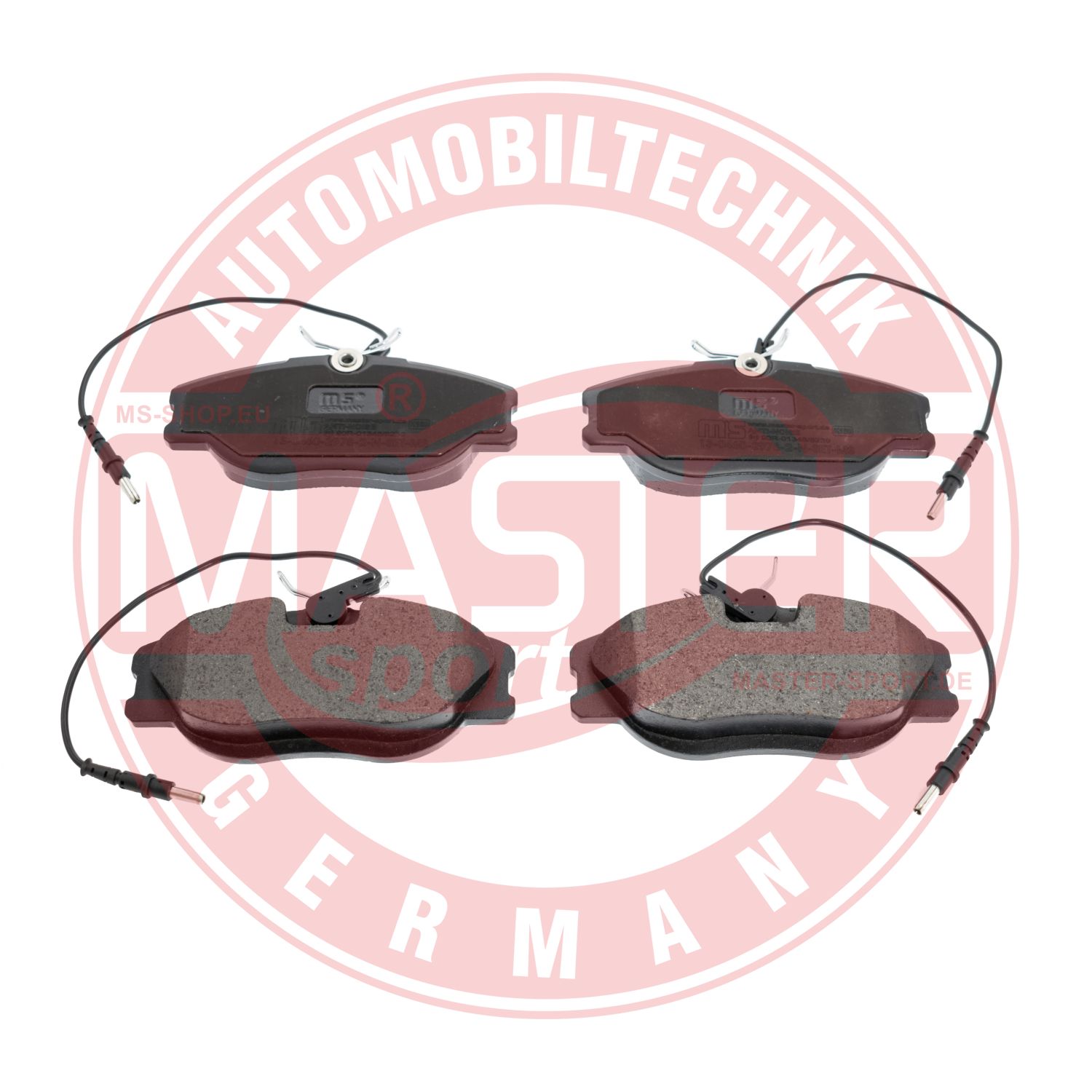 Placute frana PEUGEOT EXPERT platou / sasiu (223) 1.9 TD diesel 90 cai MASTERSPORT GERMANY 13046029782N-SET-MS