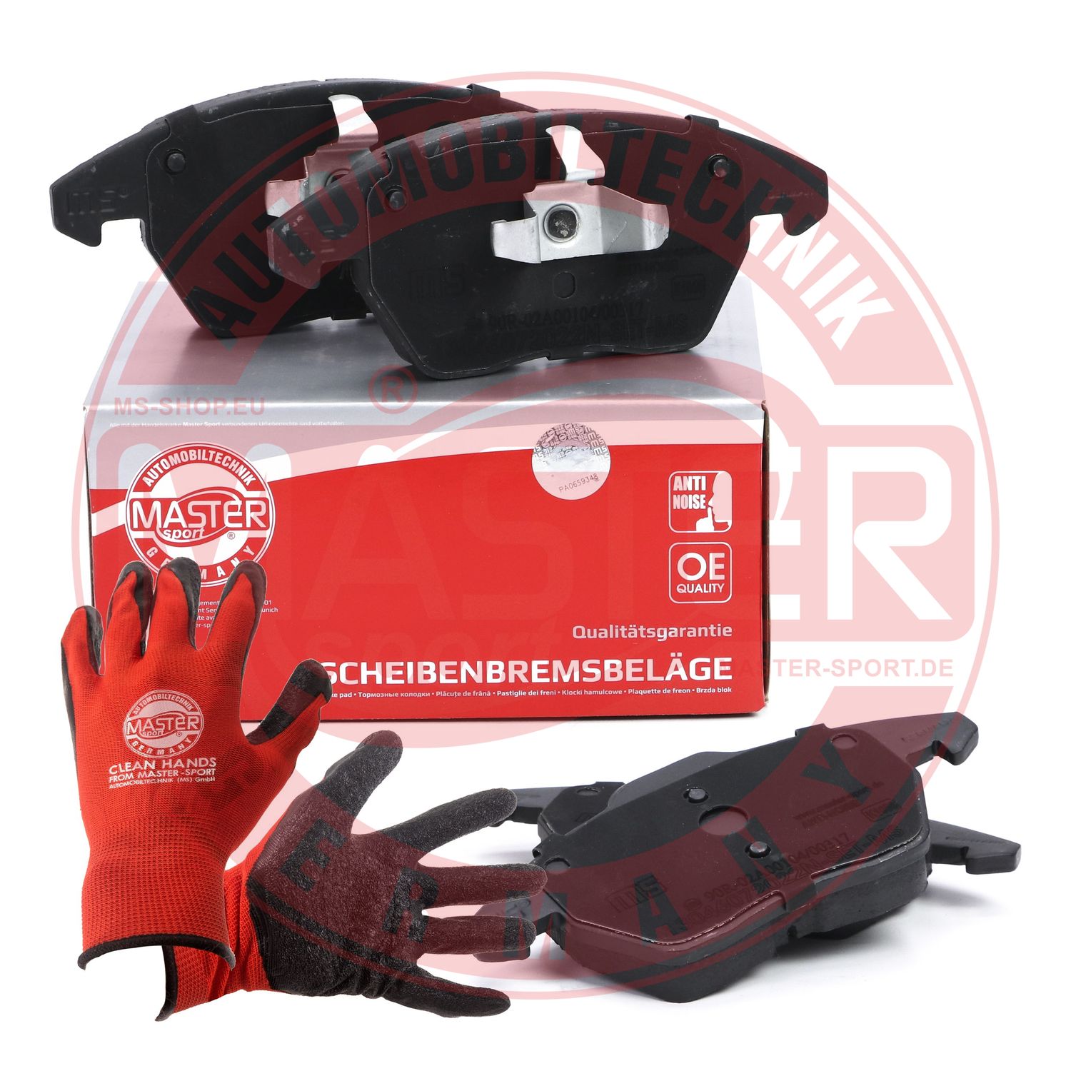 Placute frana PEUGEOT RCZ 1.6 16V benzina 156 cai MASTERSPORT GERMANY 13046072022N-SET-MSP