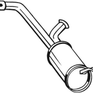 Toba esapamet intermediara PEUGEOT EXPERT caroserie (VF3A_, VF3U_, VF3X_) 1.6 HDi 90 16V diesel 90 cai BOSAL 135-095