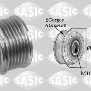 Fulie alternator PEUGEOT EXPERT TEPEE (VF3X_) 2.0 HDi 120 diesel 120 cai SASIC 1676011