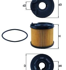 Filtru combustibil PEUGEOT EXPERT caroserie (VF3A_, VF3U_, VF3X_) 2.0 16V benzina 140 cai KNECHT KX 87D