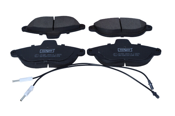 Placute frana PEUGEOT EXPERT caroserie (222) 2.0 benzina 136 cai MAXGEAR 19-0591