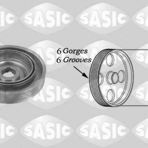 Fulie curea arbore cotit PEUGEOT EXPERT platou / sasiu 2.0 HDi 120 diesel 120 cai SASIC 2150003