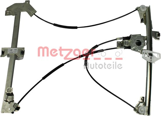 Mecanism actionare geam PEUGEOT PARTNER microbus (5_, G_) 1.6 HDi 75 diesel 75 cai METZGER 2160288