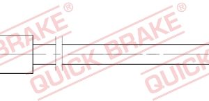 Furtun frana PEUGEOT EXPERT TEPEE (VF3X_) 1.6 HDi 90 8V diesel 90 cai QUICK BRAKE 22.318