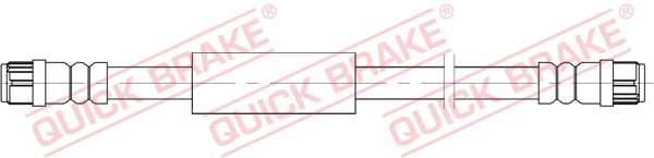 Furtun frana PEUGEOT EXPERT platou / sasiu 1.6 HDi 90 16V diesel 90 cai QUICK BRAKE 22.319