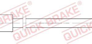 Furtun frana PEUGEOT EXPERT platou / sasiu 2.0 HDi 120 diesel 120 cai QUICK BRAKE 22.322