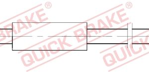 Furtun frana PEUGEOT EXPERT caroserie (VF3A_, VF3U_, VF3X_) 1.6 HDi 90 16V diesel 90 cai QUICK BRAKE 22.323