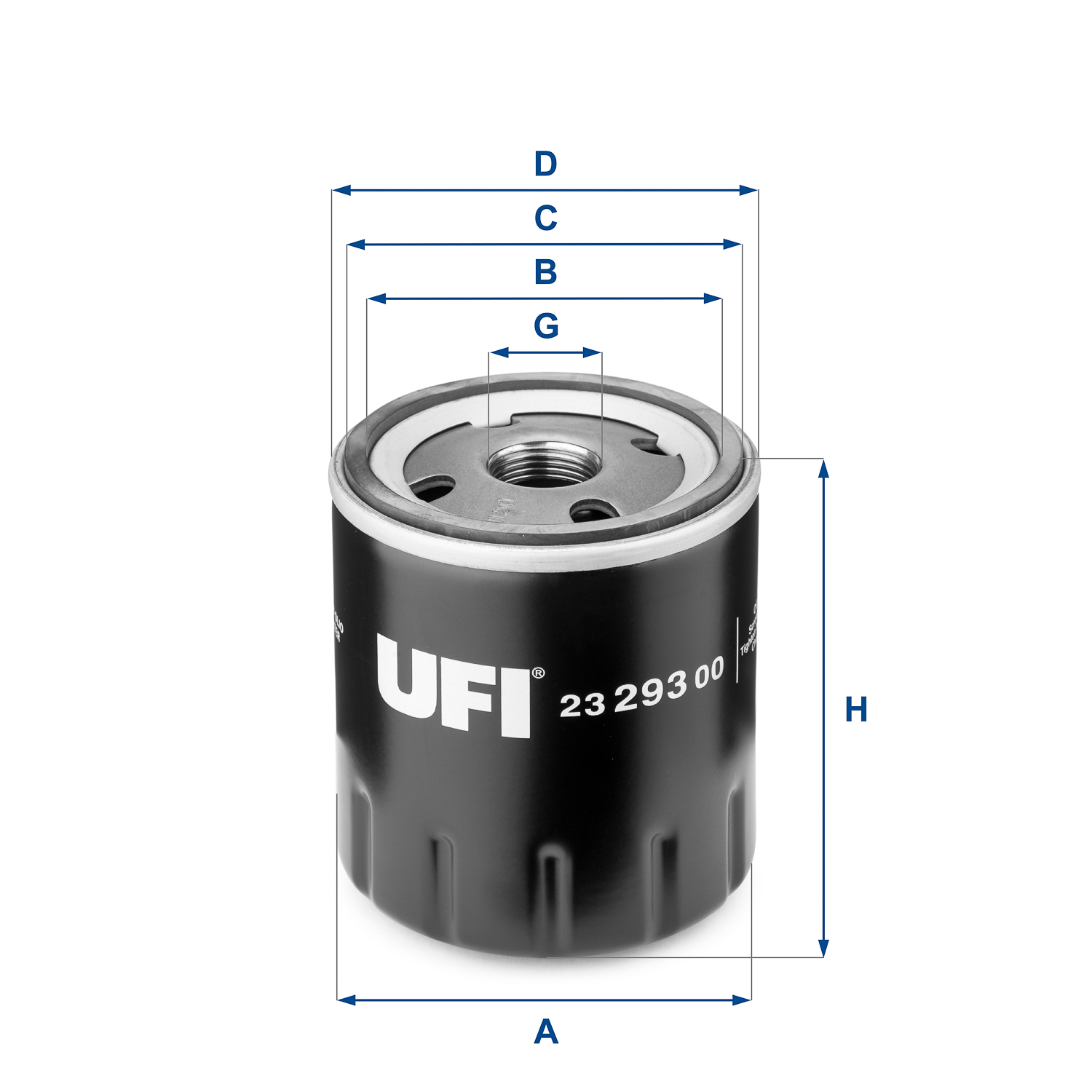 Filtru ulei PEUGEOT EXPERT (224_) 1.8 benzina 101 cai UFI 23.293.00