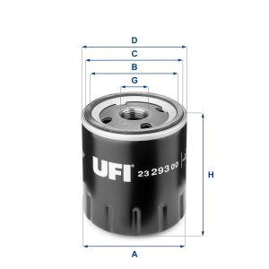 Filtru ulei PEUGEOT 505 (551A) 2.2 Turbo Injection benzina 150 cai UFI 23.293.00
