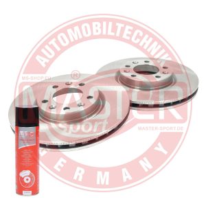 Disc frana PEUGEOT RIFTER 1.6 HDi 92 diesel 92 cai MASTERSPORT GERMANY 24012601831-SET-MSP