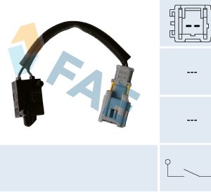 Comutator actionare ambreiaj (Tempomat) PEUGEOT 307 (3A/C) 2.0 16V benzina 140 cai FAE 24907