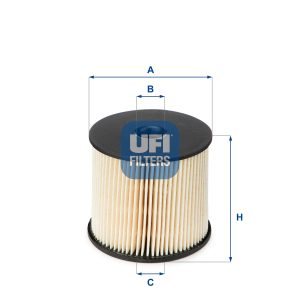 Filtru combustibil PEUGEOT EXPERT (224_) 2.0 HDI 16V diesel 109 cai UFI 26.003.00