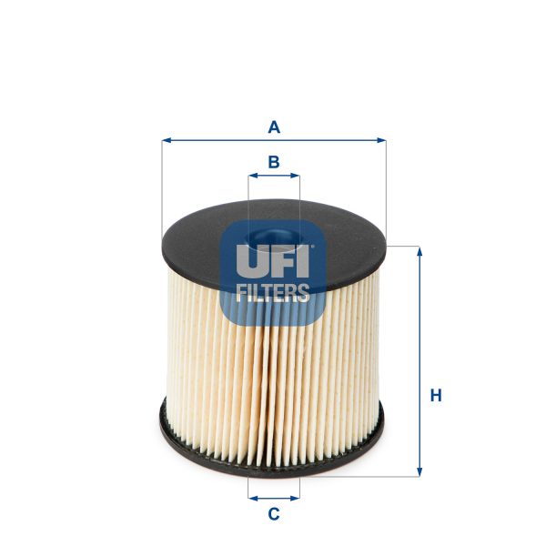Filtru combustibil PEUGEOT EXPERT (224_) 2.0 HDI 16V diesel 109 cai UFI 26.003.00