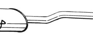 Toba esapamet intermediara PEUGEOT EXPERT platou / sasiu (223) 1.9 D diesel 69 cai BOSAL 281-379