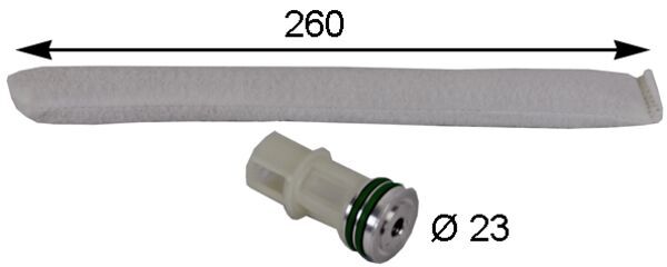 Uscator aer conditionat PEUGEOT 207 CC (WD_) 1.6 16V Turbo benzina 150 cai MAHLE ORIGINAL AD 88 000S