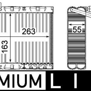 Evaporator aer conditionat PEUGEOT 207 CC (WD_) 1.6 16V benzina 120 cai MAHLE ORIGINAL AE 126 000P