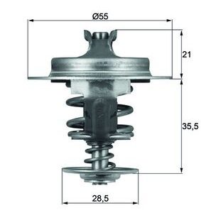 Termostat lichid racire PEUGEOT EXPERT (224_) 2.0 HDI diesel 109 cai MAHLE ORIGINAL TX 67 83D
