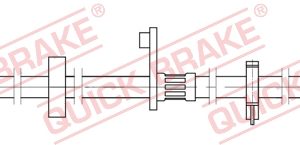 Furtun frana PEUGEOT EXPERT TEPEE (VF3X_) 2.0 HDi 130 diesel 128 cai QUICK BRAKE 32.824