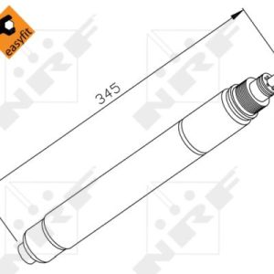 Uscator aer conditionat PEUGEOT 307 (3A/C) 1.6 16V benzina 109 cai NRF 33194