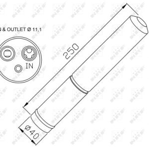 Uscator aer conditionat PEUGEOT 107 (PM_, PN_) 1.0 benzina 68 cai NRF 33295