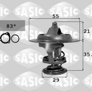 Termostat lichid racire PEUGEOT EXPERT caroserie (222) 1.9 D 70 diesel 69 cai SASIC 3381231