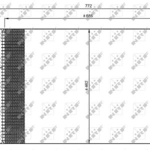 Condensator climatizare PEUGEOT EXPERT platou / sasiu (223) 2.0 HDi diesel 94 cai NRF 35802