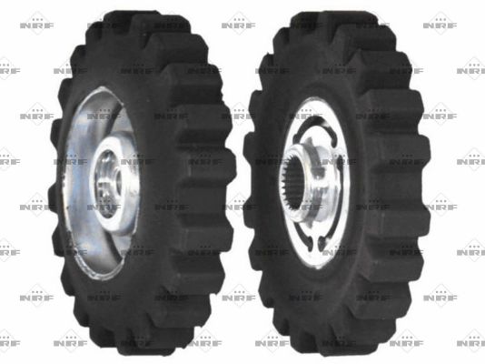 Disc ambeiaj magnetic compresor clima PEUGEOT RIFTER 1.5 BlueHDi 130 diesel 130 cai NRF 380815