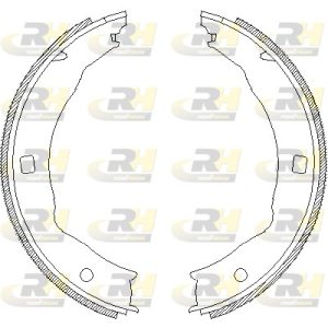 Sabot de frana frana de stationare PEUGEOT 406 (8B) 1.9 D diesel 75 cai ROADHOUSE 4717.00