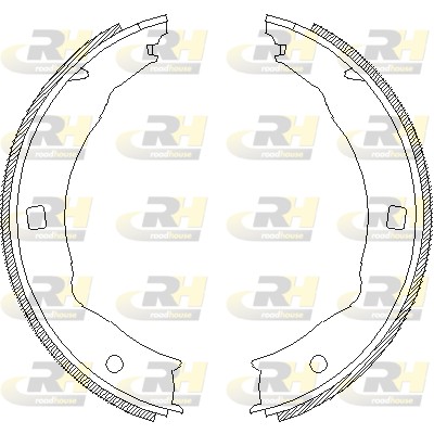 Sabot de frana frana de stationare PEUGEOT 607 (9D, 9U) 2.7 HDi 24V diesel 204 cai ROADHOUSE 4717.00