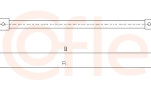 Cablu frana de parcare PEUGEOT EXPERT platou / sasiu (223) 1.6 benzina 79 cai COFLE 491.1