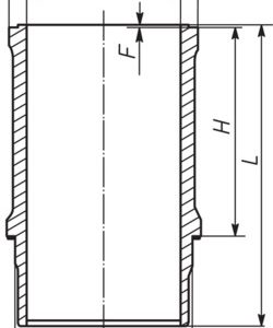 Camasa cilindru PEUGEOT BIPPER (AA_) 1.4 benzina 73 cai MAHLE ORIGINAL 021 WN 26 01