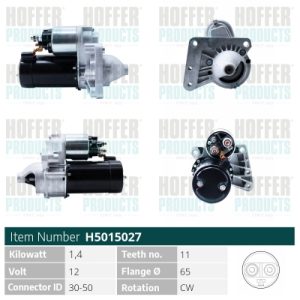 Electromotor PEUGEOT BIPPER (AA_) 1.4 HDi diesel 68 cai MEAT DORIA 5015027