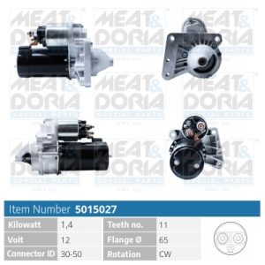 Electromotor PEUGEOT EXPERT TEPEE (VF3X_) 1.6 HDi 90 16V diesel 90 cai MEAT DORIA 5015027