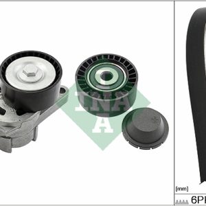 Set curea transmisie cu caneluri PEUGEOT BIPPER (AA_) 1.4 benzina 73 cai INA 529 0149 10