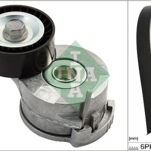 Set curea transmisie cu caneluri PEUGEOT EXPERT platou / sasiu 2.0 HDi 165 diesel 163 cai INA 529 0291 10