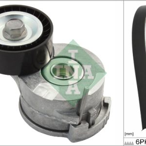 Set curea transmisie cu caneluri PEUGEOT EXPERT platou / sasiu (V_) 2.0 BlueHDi 120 diesel 122 cai INA 529 0292 10