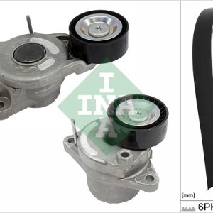 Set curea transmisie cu caneluri PEUGEOT EXPERT caroserie (V_) 2.0 BlueHDi 180 diesel 178 cai INA 529 0360 10