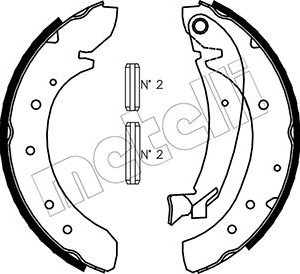 Set saboti frana PEUGEOT EXPERT platou / sasiu 1.6 HDi 90 16V diesel 90 cai METELLI 53-0073