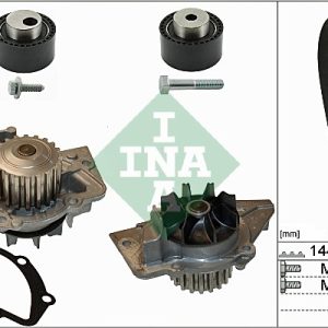 Set pompa apa + curea dintata PEUGEOT EXPERT caroserie (222) 2.0 HDI diesel 109 cai INA 530 0235 30