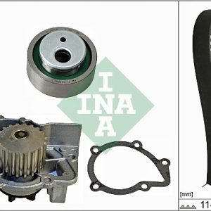 Set pompa apa + curea dintata PEUGEOT EXPERT caroserie (222) 1.8 benzina 101 cai INA 530 0258 30