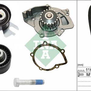 Set pompa apa + curea dintata PEUGEOT EXPERT caroserie (VF3A_, VF3U_, VF3X_) 2.0 HDi 120 4x4 diesel 120 cai INA 530 0449 30