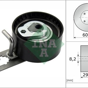 Rola intinzator curea distributie PEUGEOT EXPERT caroserie (VF3A_, VF3U_, VF3X_) 1.6 HDi 90 8V diesel 90 cai INA 531 0884 10