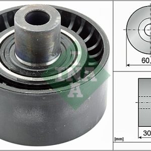 Rola ghidare / conducere curea transmisie PEUGEOT EXPERT caroserie (VF3A_, VF3U_, VF3X_) 1.6 HDi 90 16V diesel 90 cai INA 532 0538 10