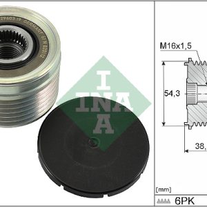 Fulie alternator PEUGEOT EXPERT (224_) 2.0 HDI 16V diesel 109 cai INA 535 0039 10